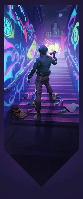 午夜荧光 卡面