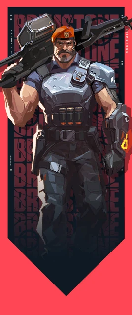 Banner „VALORANT: Brimstone“