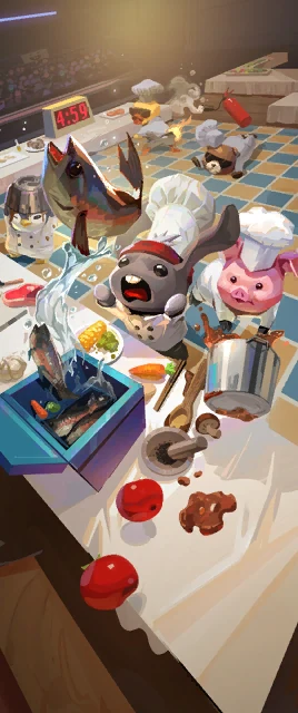 우당탕탕 주방 카드