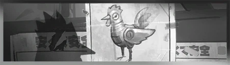 Chicken Noir Card